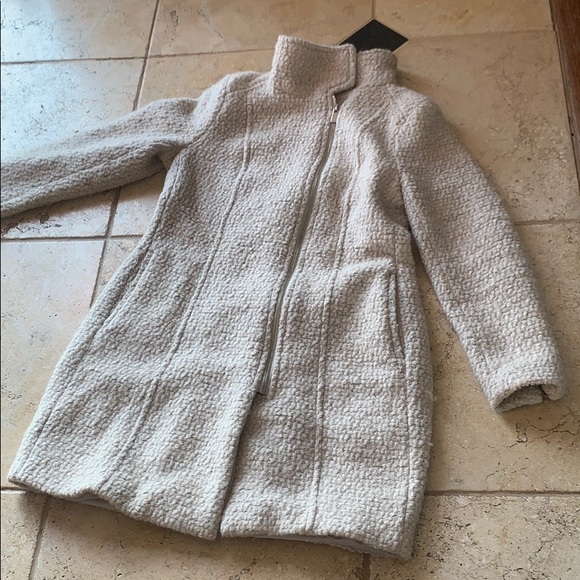 H&M Jackets & Blazers - H&M Cream Wool Coat Size 10